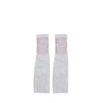 Grey & Red Printed UV Protection Hand Gloves